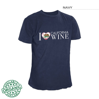 I Love California Wine Shirt – Navy Blue