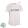 I Love California Wine Shirt – White