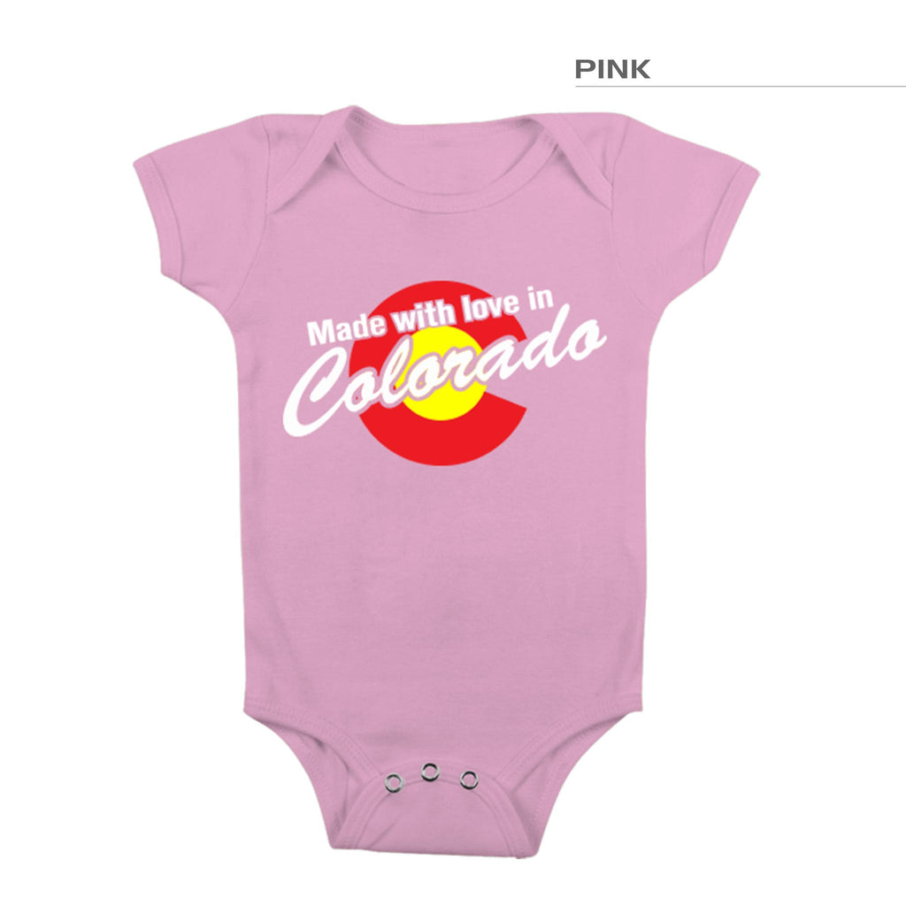 Made In Colorado Onesie – Pink