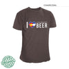 I Love Colorado Beer Shirt — Gray