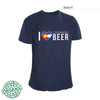 I Love Colorado Beer Shirt — Navy Blue