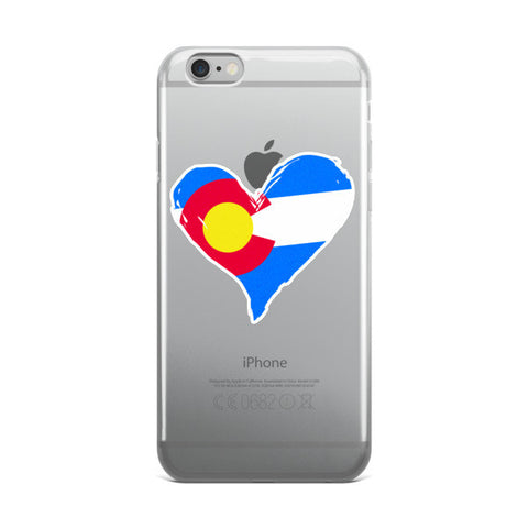 Colorado Heart iPhone Case