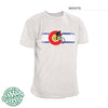 Colorado Flag Bike Shirt – White