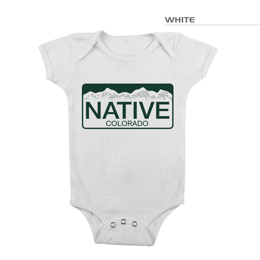 Colorado Native Onesie White