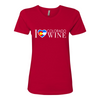 I Love Colorado Wine Shirt — Red