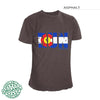 Colorado Flag Run Shirt – Asphalt Gray
