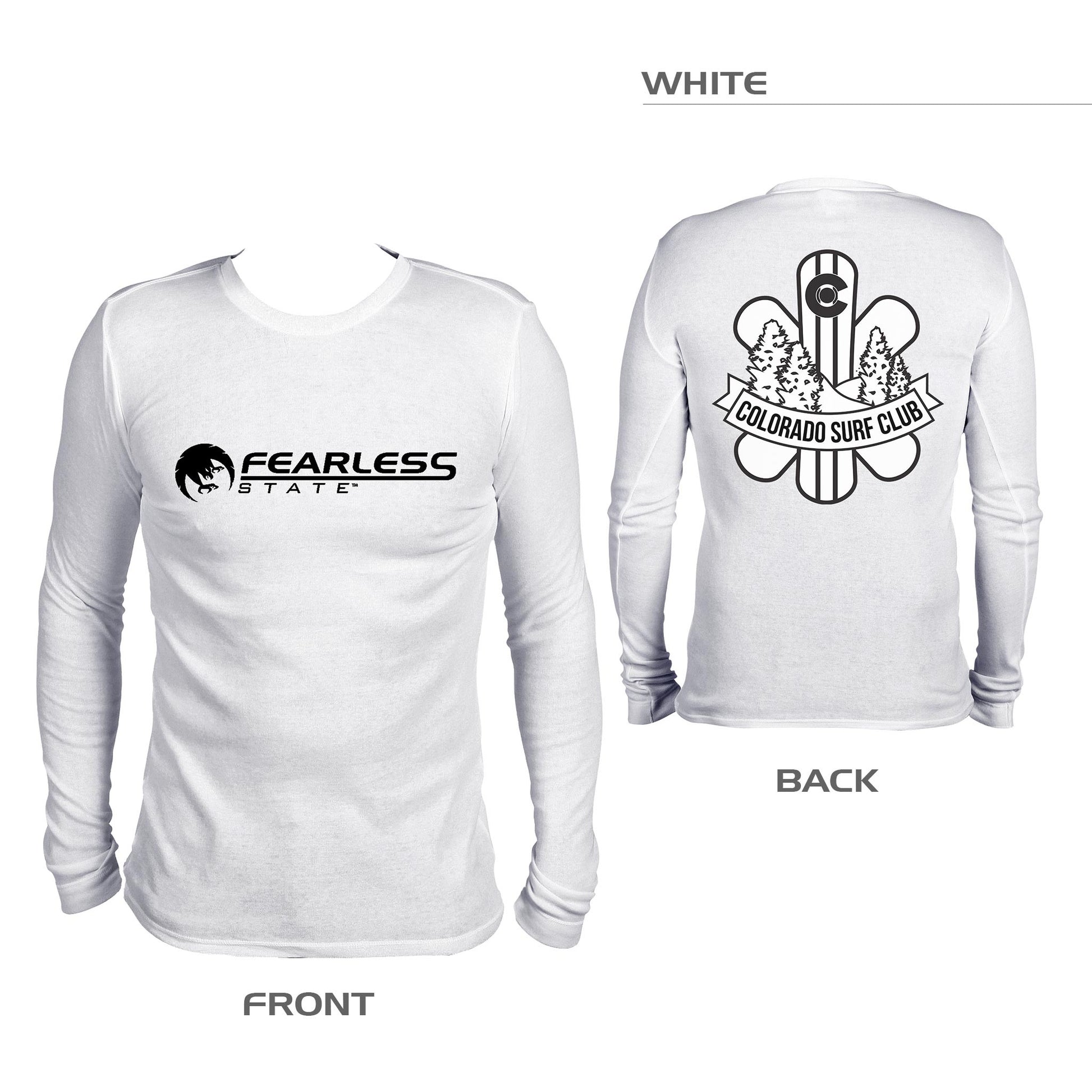 Double Sided Colorado Surf Club Shirt – White