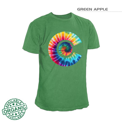 Colorado Flag Tie Dye Shirt – Green Apple