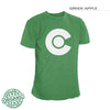 Colorado Flag Shirt White Logo – Green Apple