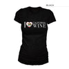 Women's I Love California Wine Shirt – Black
