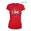 Women's Colorado Flag Shirt – Medic – Apple Red