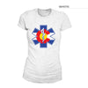 Women's Colorado Flag Shirt – Medic – White