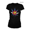 Women's Colorado Flag Weed Shirt – Black